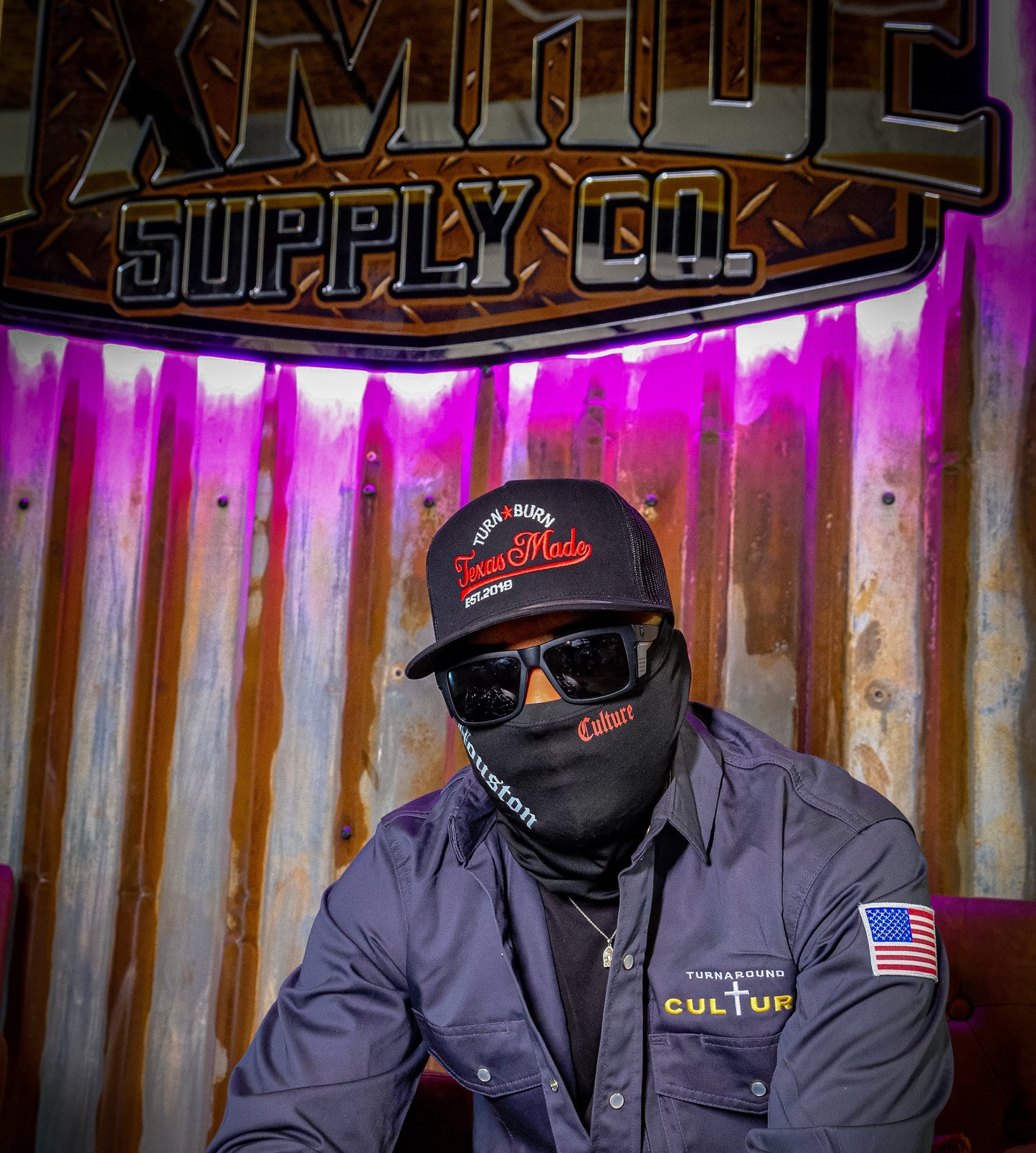 HTOWN BANDANA DOUBLE SIDED