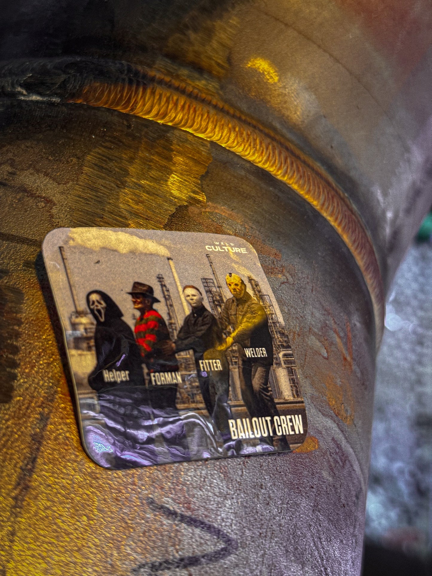 BAILOUT CREW Halloween sticker