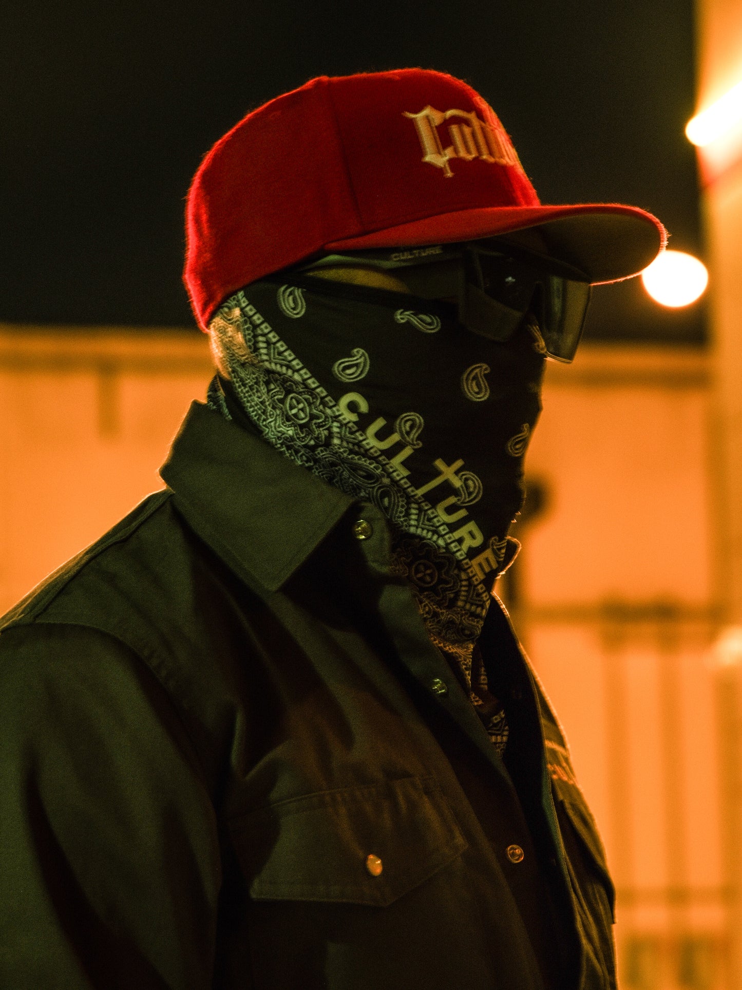 BLK offset bandana