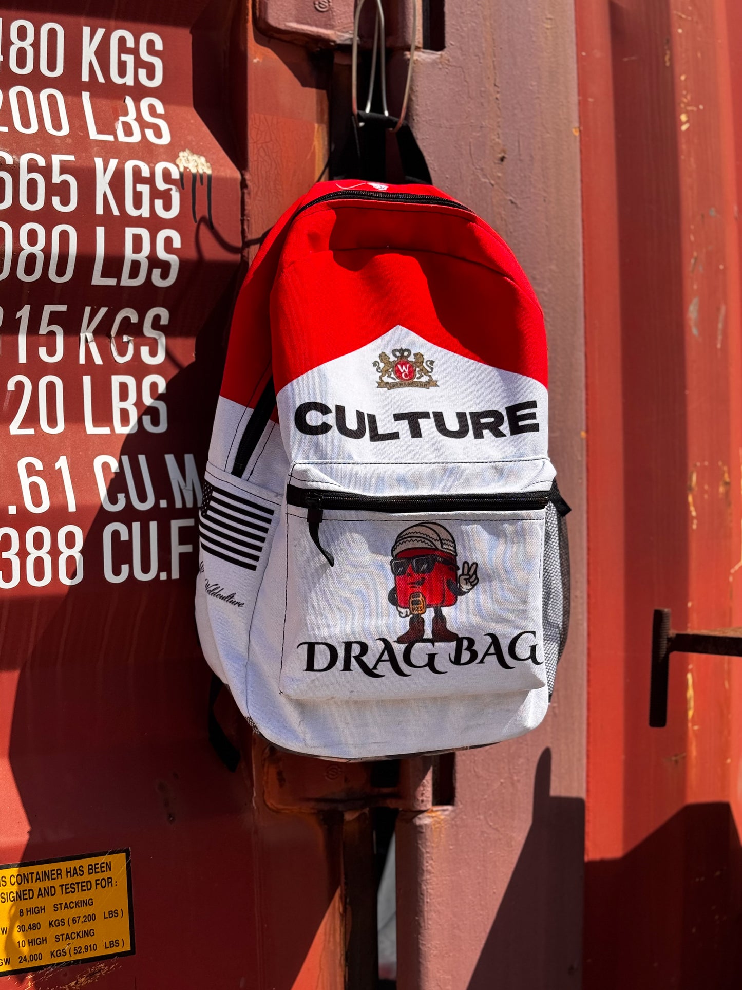 WC Addiction Drag bag (White )..