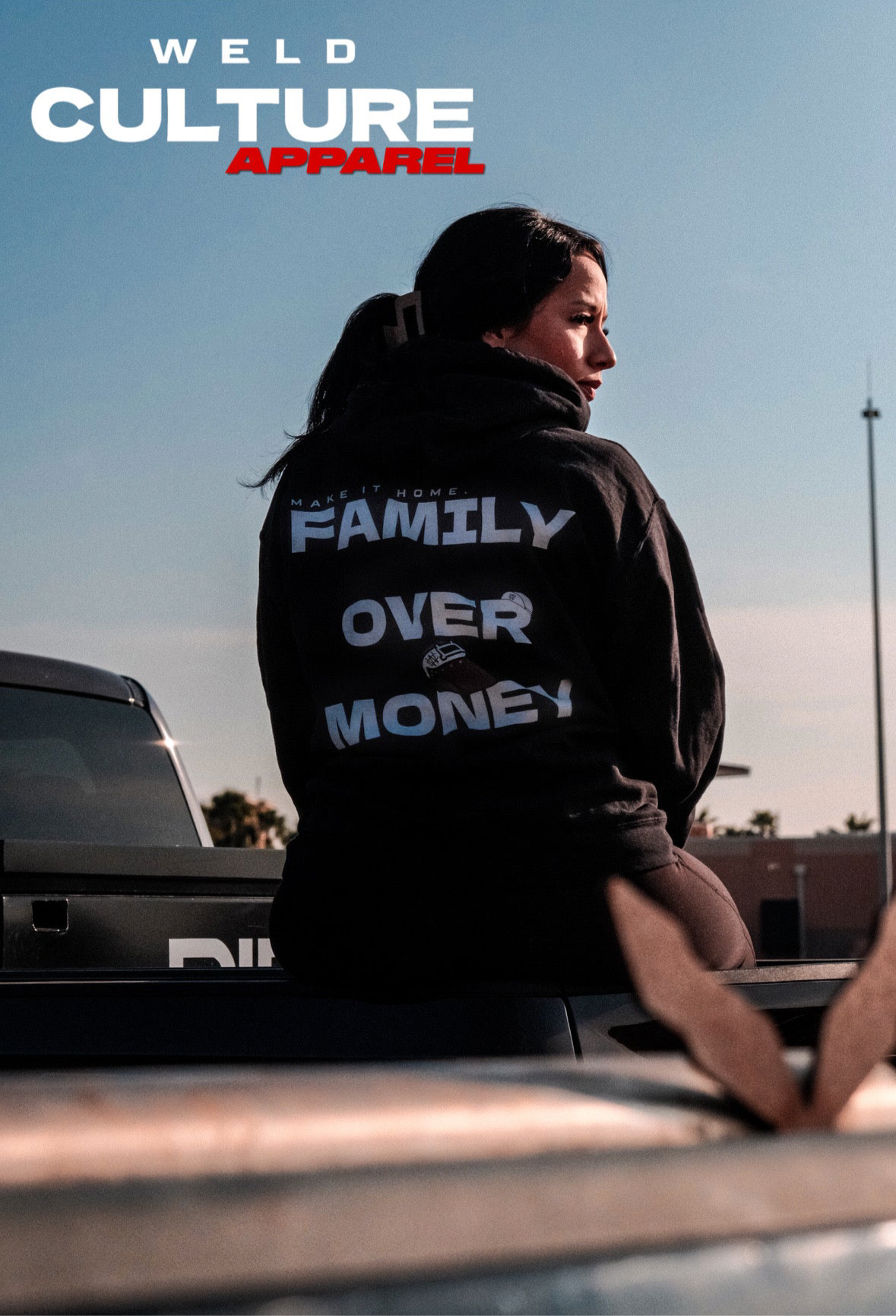 FAMILY OVER MONEY HOODIE