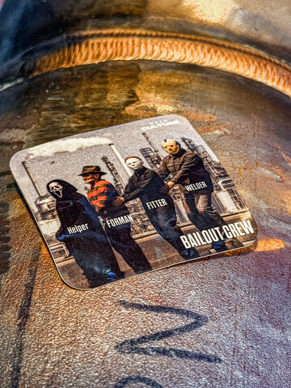 BAILOUT CREW Halloween sticker